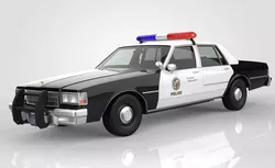 Chevrolet Caprice Classic Police 1989 3D model