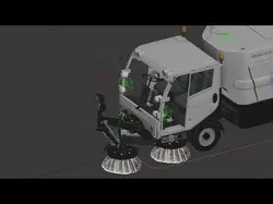 CityCat sweeper Low-poly 3D model