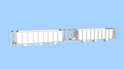 CSX Open Hopper Rebuilds HO 3D print model