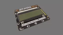 Display O Tron Hat Circuit Board Low-poly 3D model