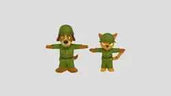 Dog and Cat Soldiers