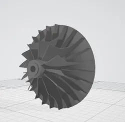 High pressure gas impeller
