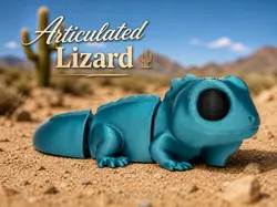 Iguana Flexible - Modelo de impresión 3D gratuito