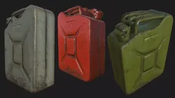 Jerry Can PBR Low-poly 3D model