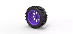 Offroad wheel for lifted trucks 3D print model
