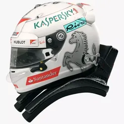 Sebastian Vettel 2017 style Racing helmet 3D model