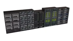 Server Room Low-poly 3D model
