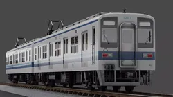Tobu Railway Series 8000 Low-poly 3D model