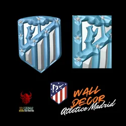 Wall Decor - Atletico Madrid Coat of Arms