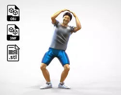 Wataru Kato pose Libertywalk  3D print model