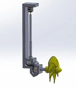 Water Propeller Transmission Mechanism – Bevel Gear Drive