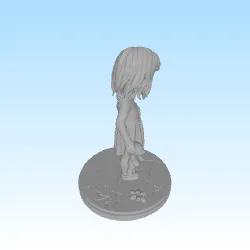 Characters & Creatures STL تنزيل - Post apocalyptic young zombi girl - HGS67