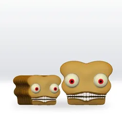 Characters & Creatures STL تنزيل - The Gaslight District Bread Head STL file 3D Model Character - FnFLab