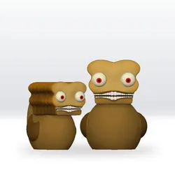 Characters & Creatures STL تنزيل - The Gaslight District Duck Bread Head STL file 3D Model - FnFLab
