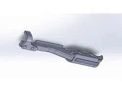 Folding charge handle for A&K/Echo1 M249