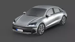Hyundai IONIQ 6 Low-poly 3D model