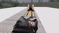 Low Loader Trailer Low-poly 3D model