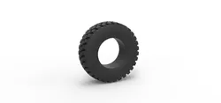 Offroad tire 75 Scale 1 to 25 3D print model