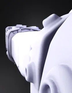 Sci fi mechanical wrist bracer gadget functional DIY engineering prot