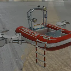 Splashdown Boat STL - Speedboat Racing Model - 3D Printable Model