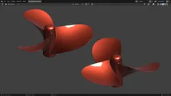 Three Blade propeller left right