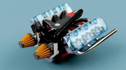 V6 engine STEP assembly