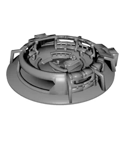 1/1000 Disco/SNW Enterprise Bridge Interior and Dome