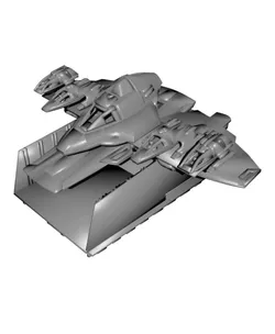 1/670 Voyager Shuttle bay Interior Replacement and Shuttle set