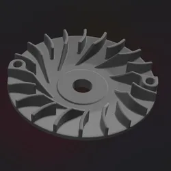 3D Printable Yamaha Freego 125 CVT Fan Pulley (Drive Face) - Spare Part