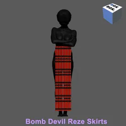 Bomb Devil Reze Skirts - Chainsawman Cosplay