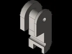 Cleat Bracket w/ 90 Degree Cut Out (AISI 304)