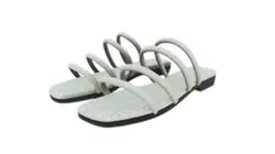 CREATTOES Womens Slip-On Flat Sandals 3D model