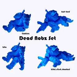 DEAD ORC NOBZ PACK 3D print model
