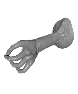 Devil Hand (left/large) - Medieval Torch