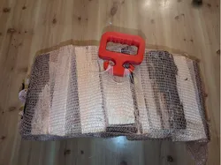 Ergonomic bag hook for firewood and groceries