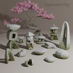 Japan Garden Stones Set