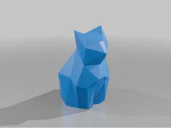 Low Poly Nested Cats