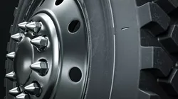 Marmon Terrain Tire and Rim 3D model