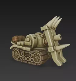 Metal Slug Tank 04 3D print model