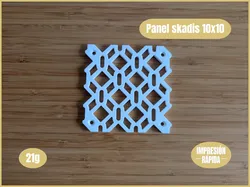 Panel Modular SKADIS 10x10 - Modelo de impresión 3D gratuito