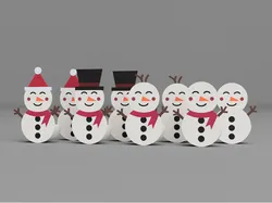 Rocking Snowmen