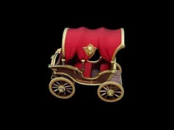 Stylized Royal Fantasy Carriage - AI Low-poly 3D model