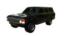 toyota land cruiser Low-poly 3D model