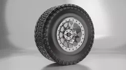 wheel Low-poly 3D model