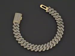15 MM MIAMI CUBAN LINK CHAIN DIAMOND FOR BRACELET OR NECKLACE