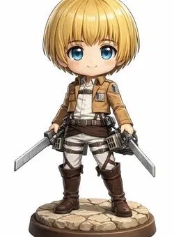 Armin shingeki no kyojin Chibi