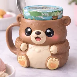 Cute Bear Ice Cream Holder STL – Pint Cozy for Ben & Jerry’s Ice Cream