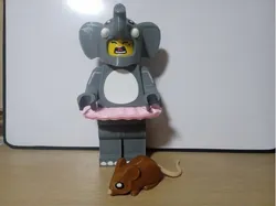 Elephant Costume Girl Giant Minifig