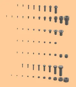 Fasteners Table