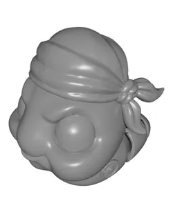 FlexiSlugs Pirate Rogue - Flexi Articulated Chibi Slug STL